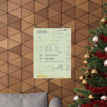 Load image into Gallery viewer, Prince "Purple Rain" Mix Work Order @ Sunset Sound