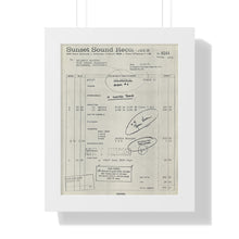 Load image into Gallery viewer, Led Zeppelin Work Order Sunset Sound