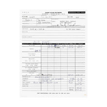 Load image into Gallery viewer, Van Halen Demo Work Order (Matte Poster)