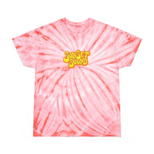 Load image into Gallery viewer, Sunset Sound Tie-Dye Tee, (Cyclone)