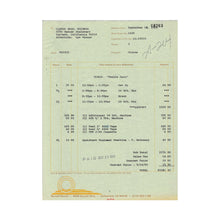 Load image into Gallery viewer, Prince "Purple Rain" Mix Work Order @ Sunset Sound