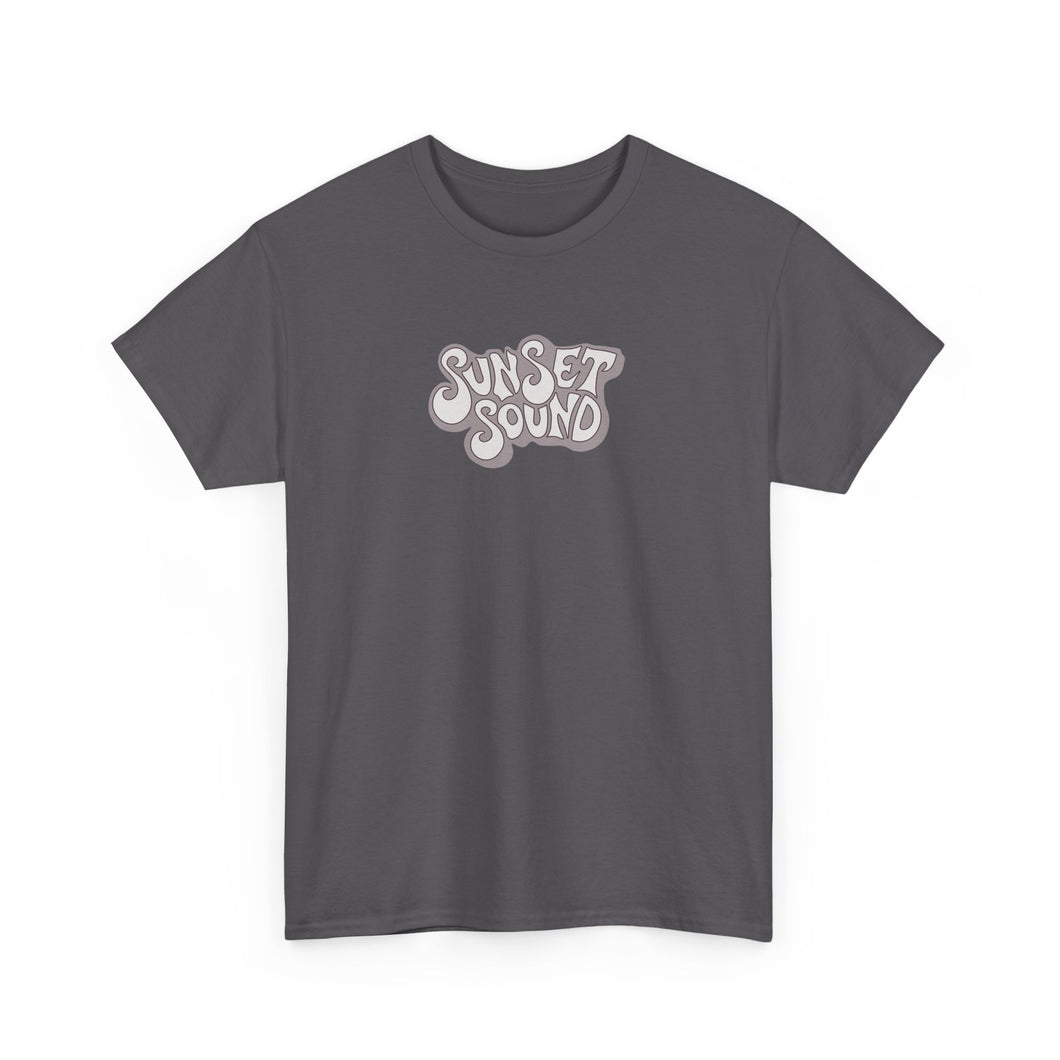 Sunset Sound T Shirt (steel logo)