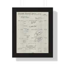 Load image into Gallery viewer, Led Zeppelin Work Order Sunset Sound