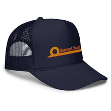 Load image into Gallery viewer, Sunset Sound Throwback Trucker Hat