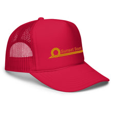 Load image into Gallery viewer, Sunset Sound Throwback Trucker Hat