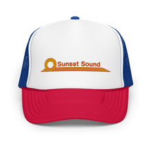 Load image into Gallery viewer, Sunset Sound Throwback Trucker Hat