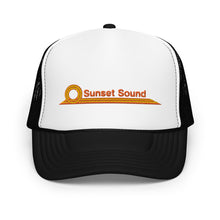 Load image into Gallery viewer, Sunset Sound Throwback Trucker Hat
