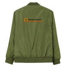 Load image into Gallery viewer, Sunset Sound Bomber Jacket Green
