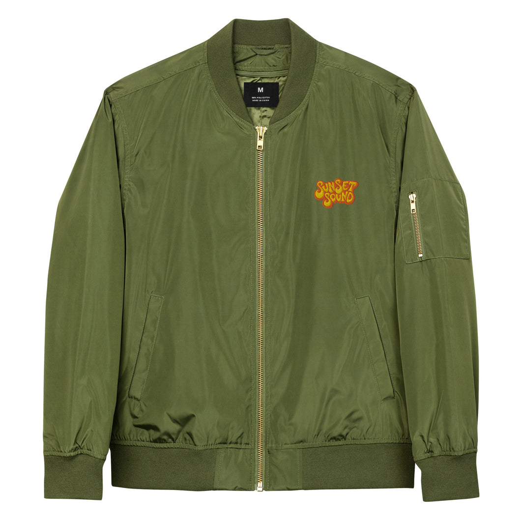 Sunset Sound Producers Bomber Jacket (Army Green)